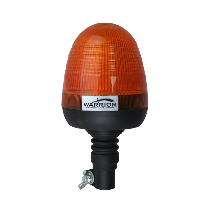 Warrior LED Flexible Pipe-Mount Low Profile Amber Beacon