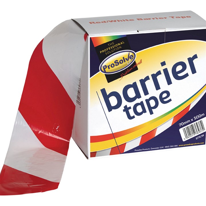 ProSolve Barrier Tape Red/White 500m