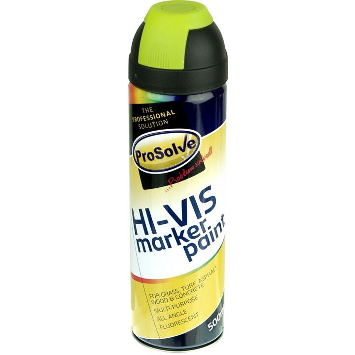 ProSolve HI-VIS  Paint Aerosol 500ml  Fluor. Yellow