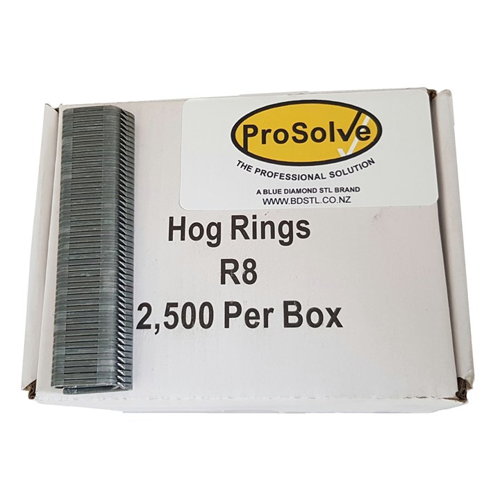 ProSolve Hog Rings (Box of 2,500)